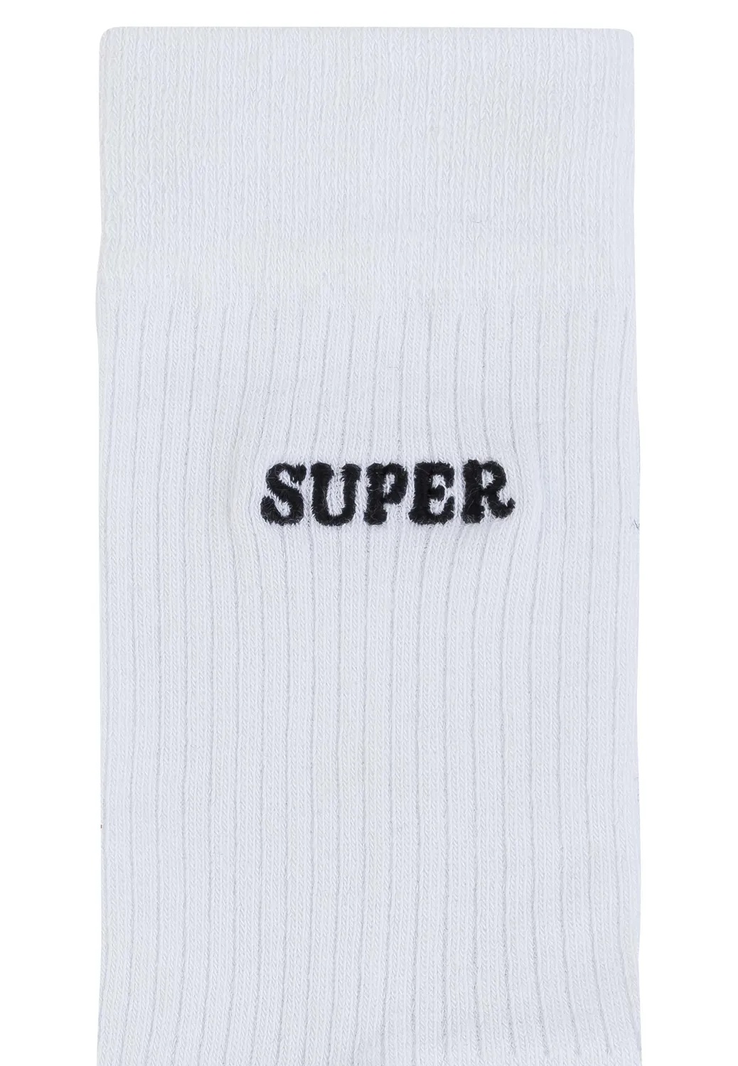 MELA Stickerei Socken weiß Queen 1 Paar 39-42