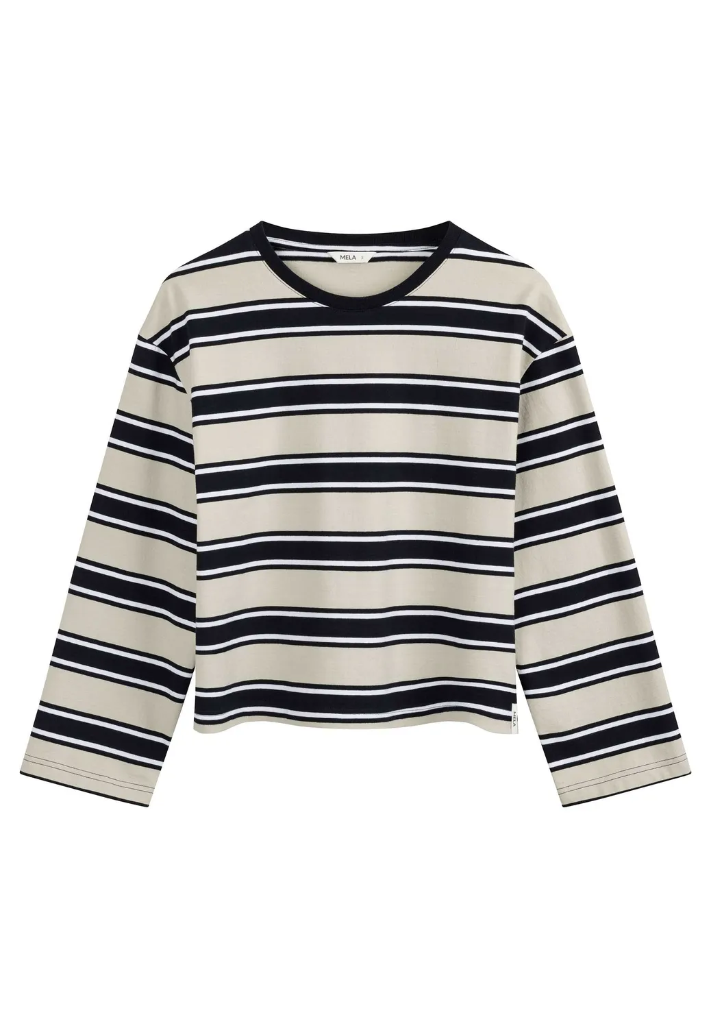 MELA SANGEETHA Langarmshirt navy birke gestreift