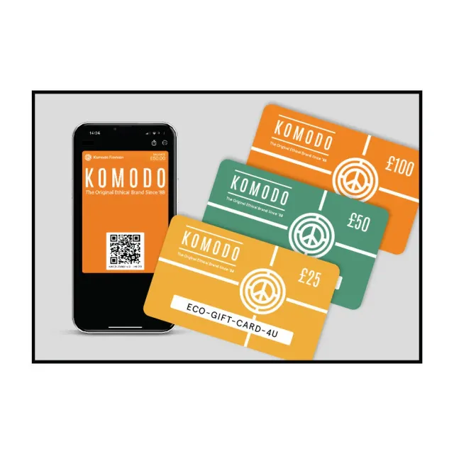 Komodo Geschenkkarte Gutschein per E-Mail Eco-Mode