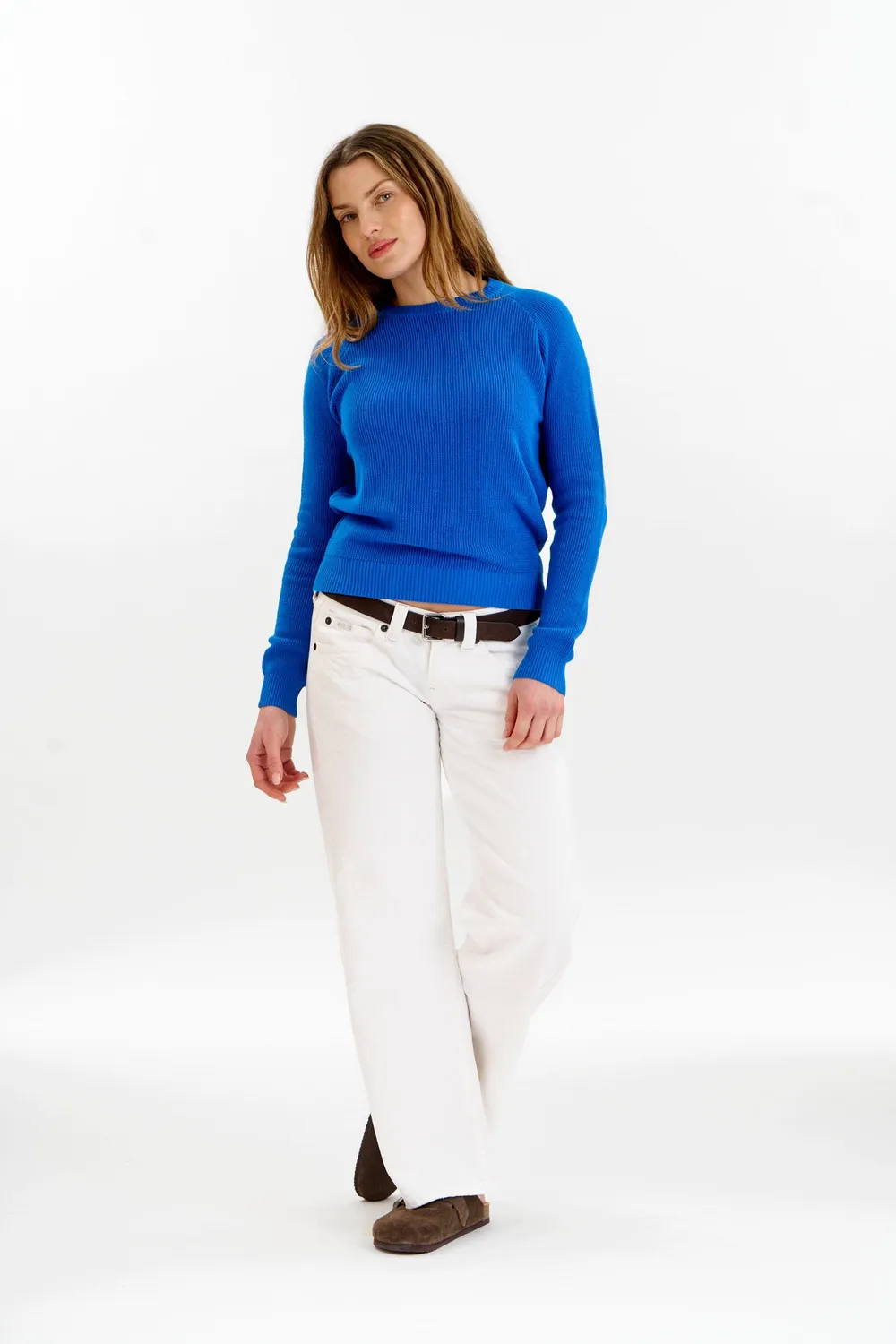 KOMODO FOG Pullover Blau Bio-Baumwolle Damen