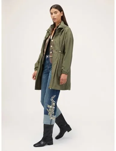 Motivi Parka Nylon abnehmbare Kapuze uni