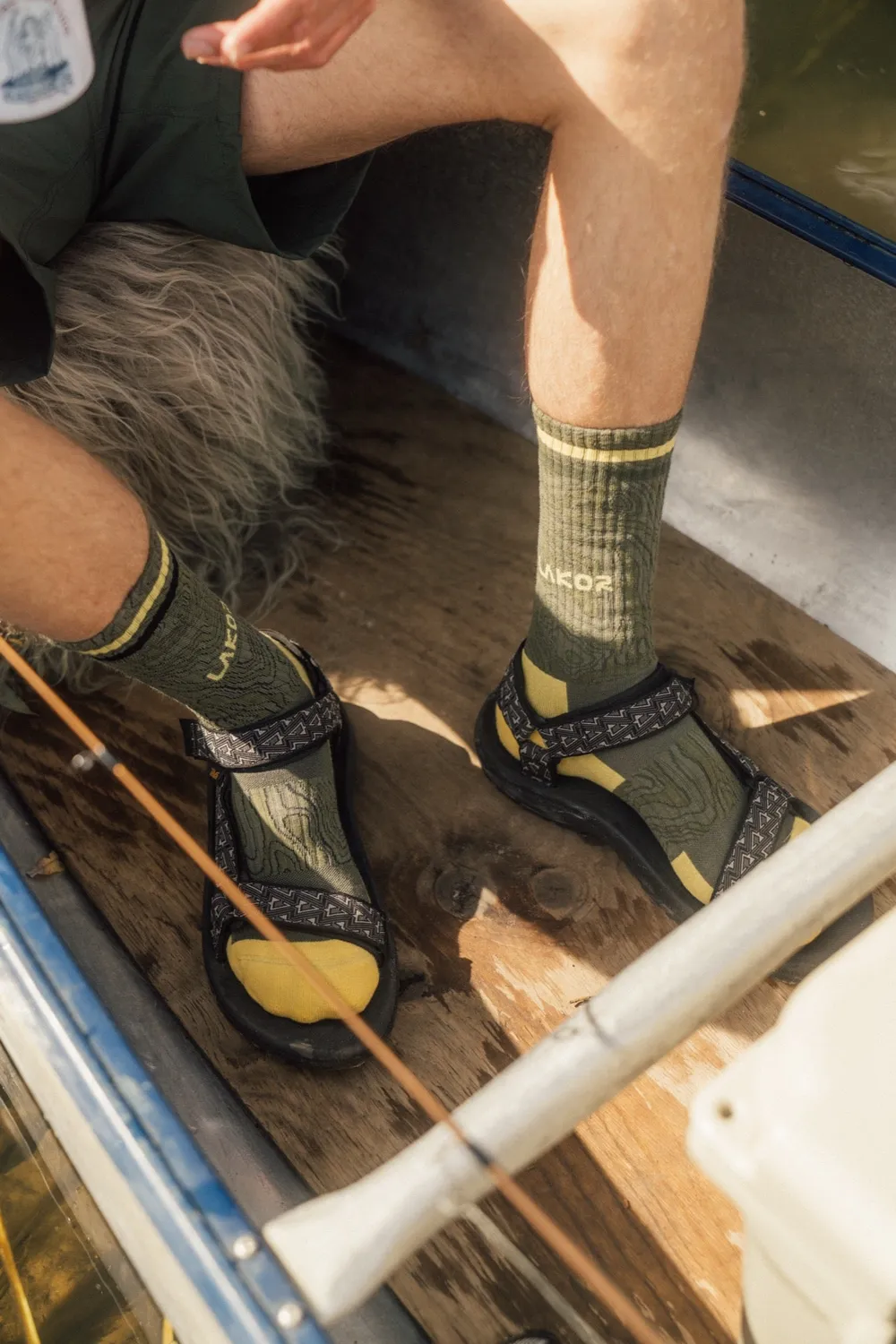LAKOR Æxplorer Socken Cartography Bio-Baumwolle