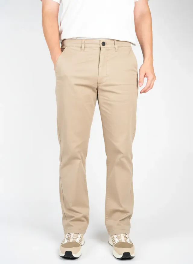 LAKOR Carnage Chino Pants Hose White Pepper Bio-Baumwolle