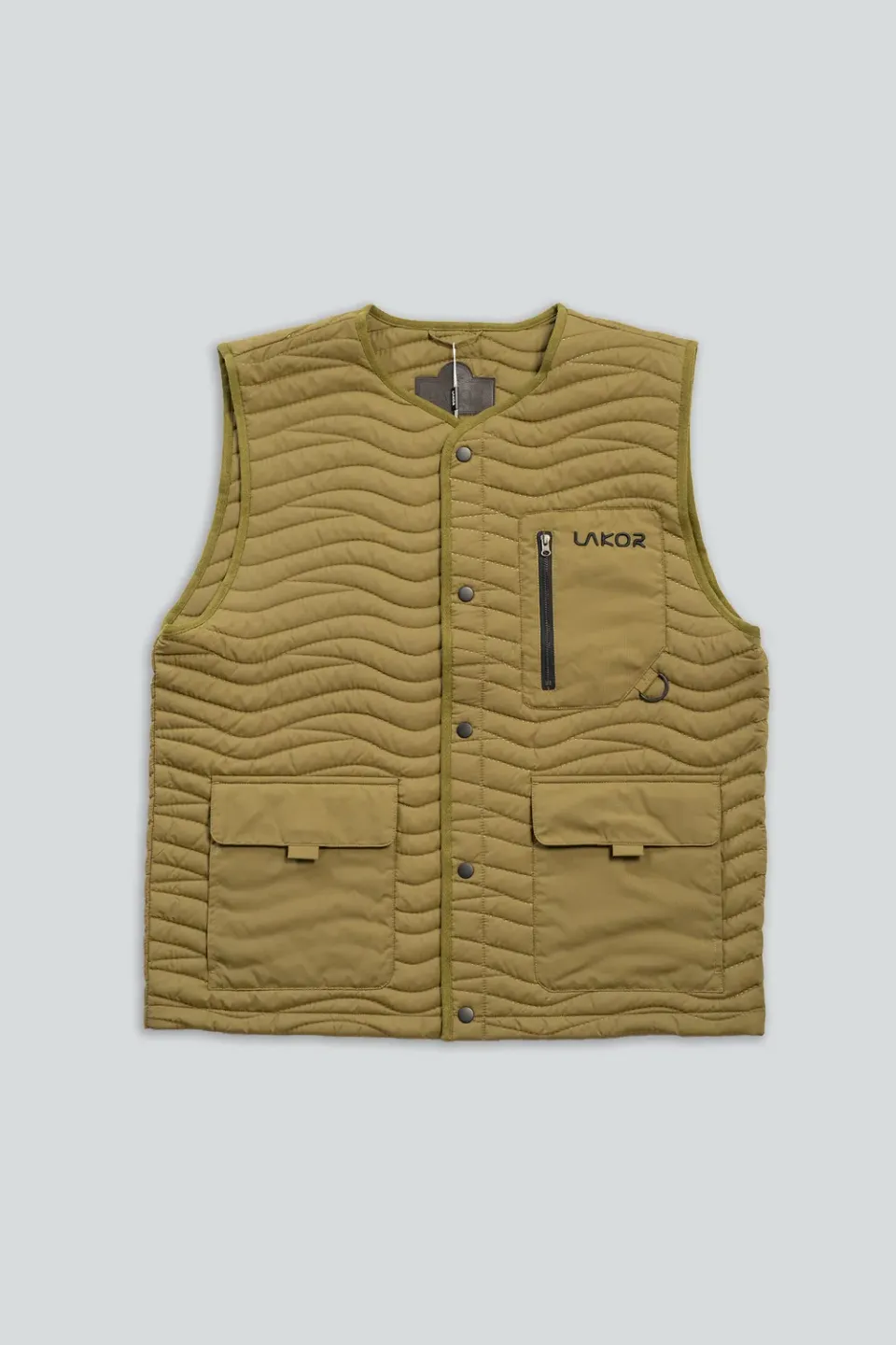 LAKOR Seaway Quilted Weste Grün Recycling