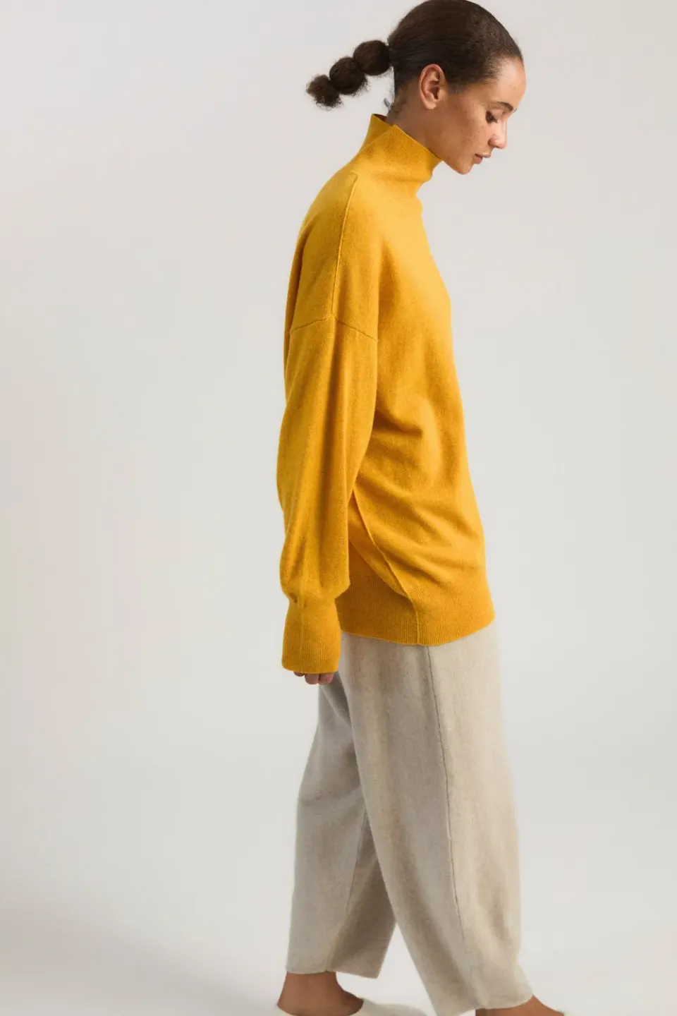 Oyuna Kotto Pullover Amber Kaschmir Rollkragen