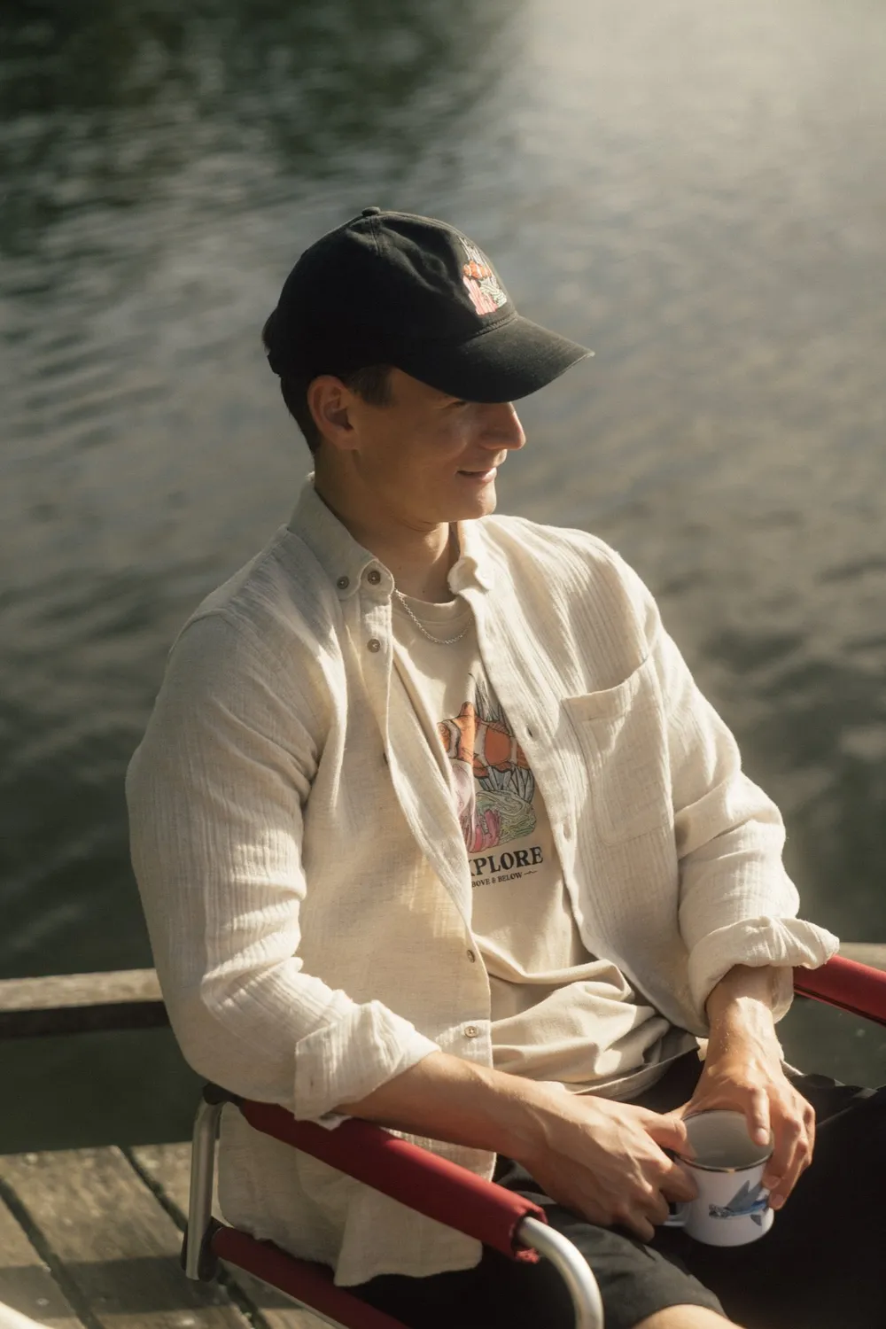 LAKOR Coastline Hemd off-white Hanf Bio-Baumwolle