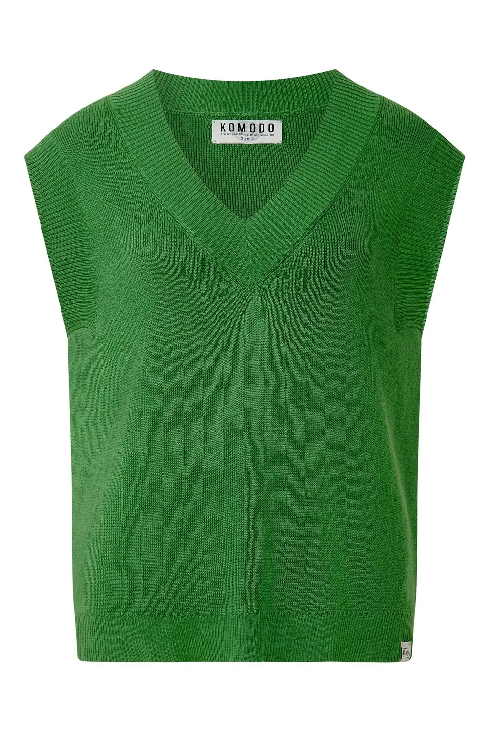 KOMODO SANDER Top Tencel Damen Jungle Green