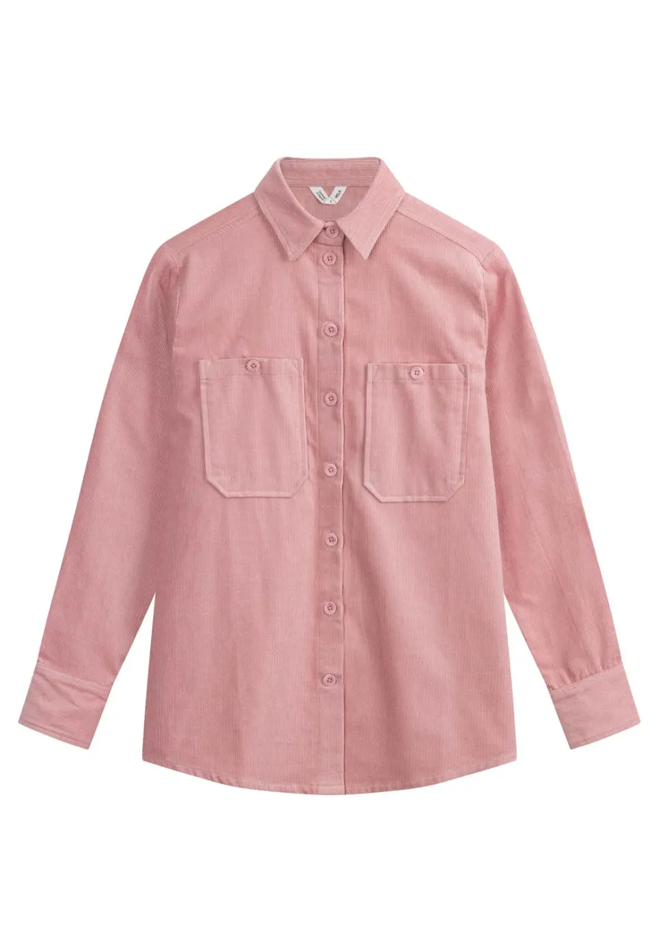 MELA Jiya Cord Overshirt mandel Bio-Baumwolle