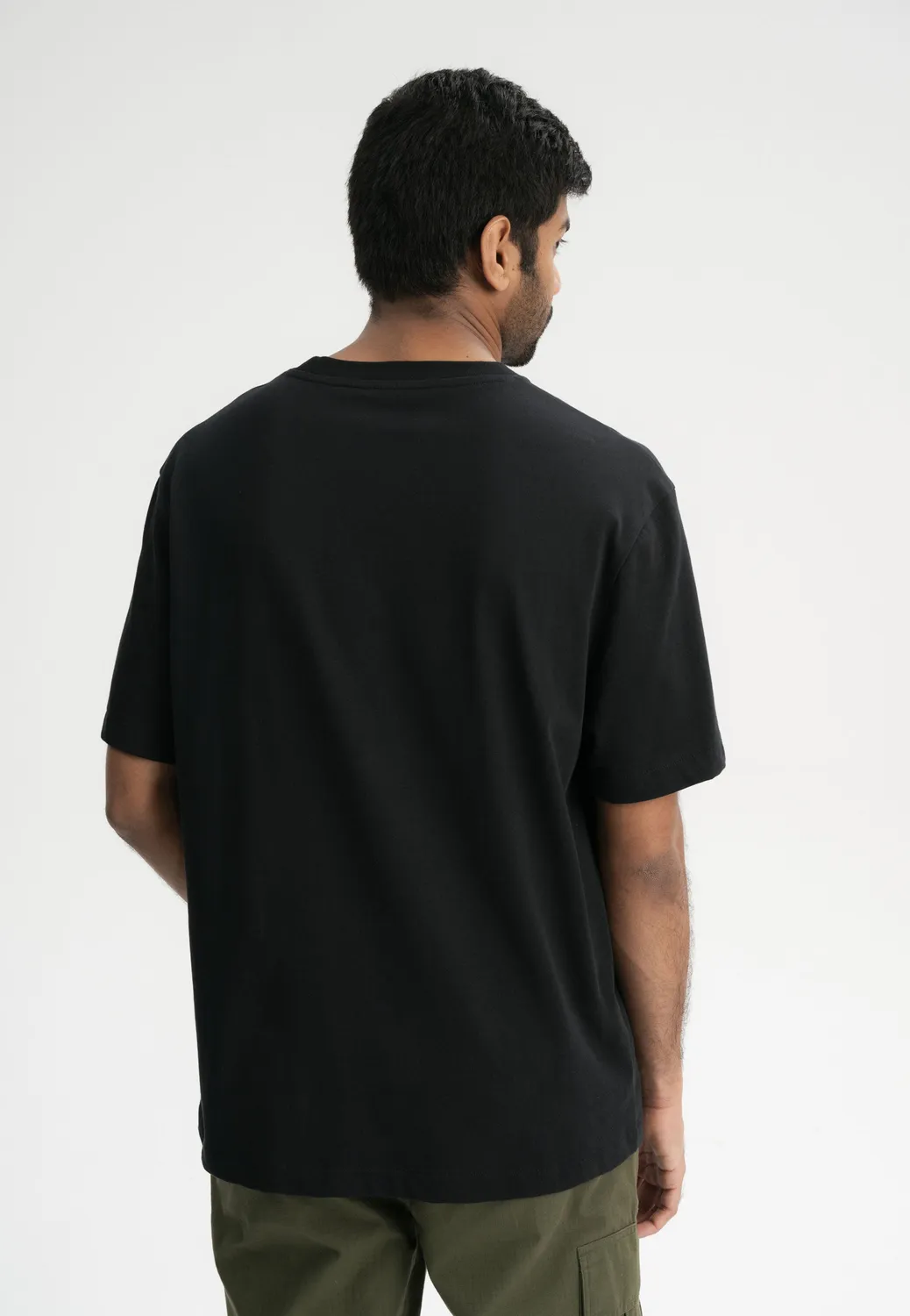 MELA BHAJAN Oversized T-Shirt schwarz aus Fairtrade-Baumwolle