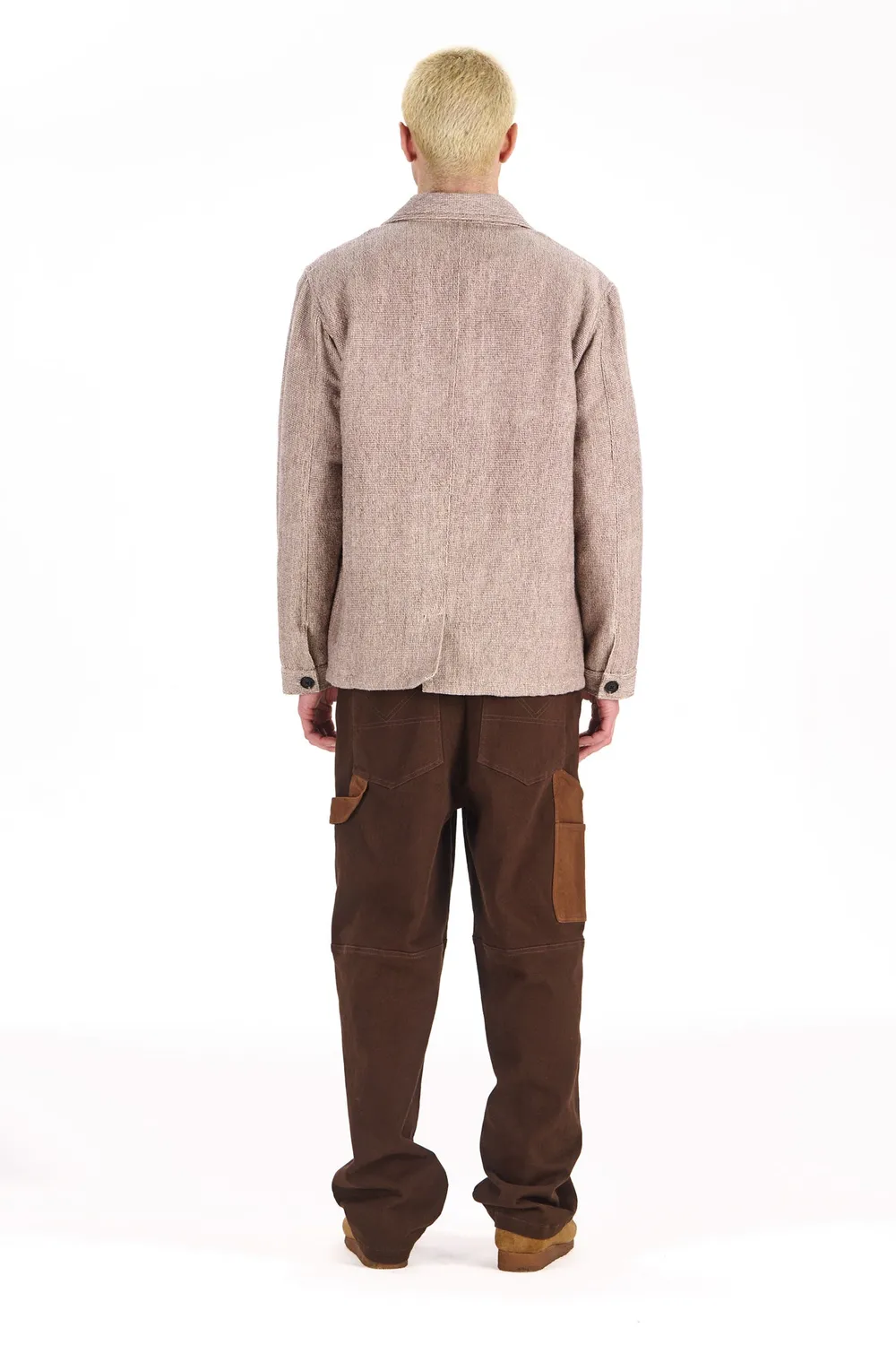 Komodo Railway Jacke Oat handgewebte Baumwolle Herren