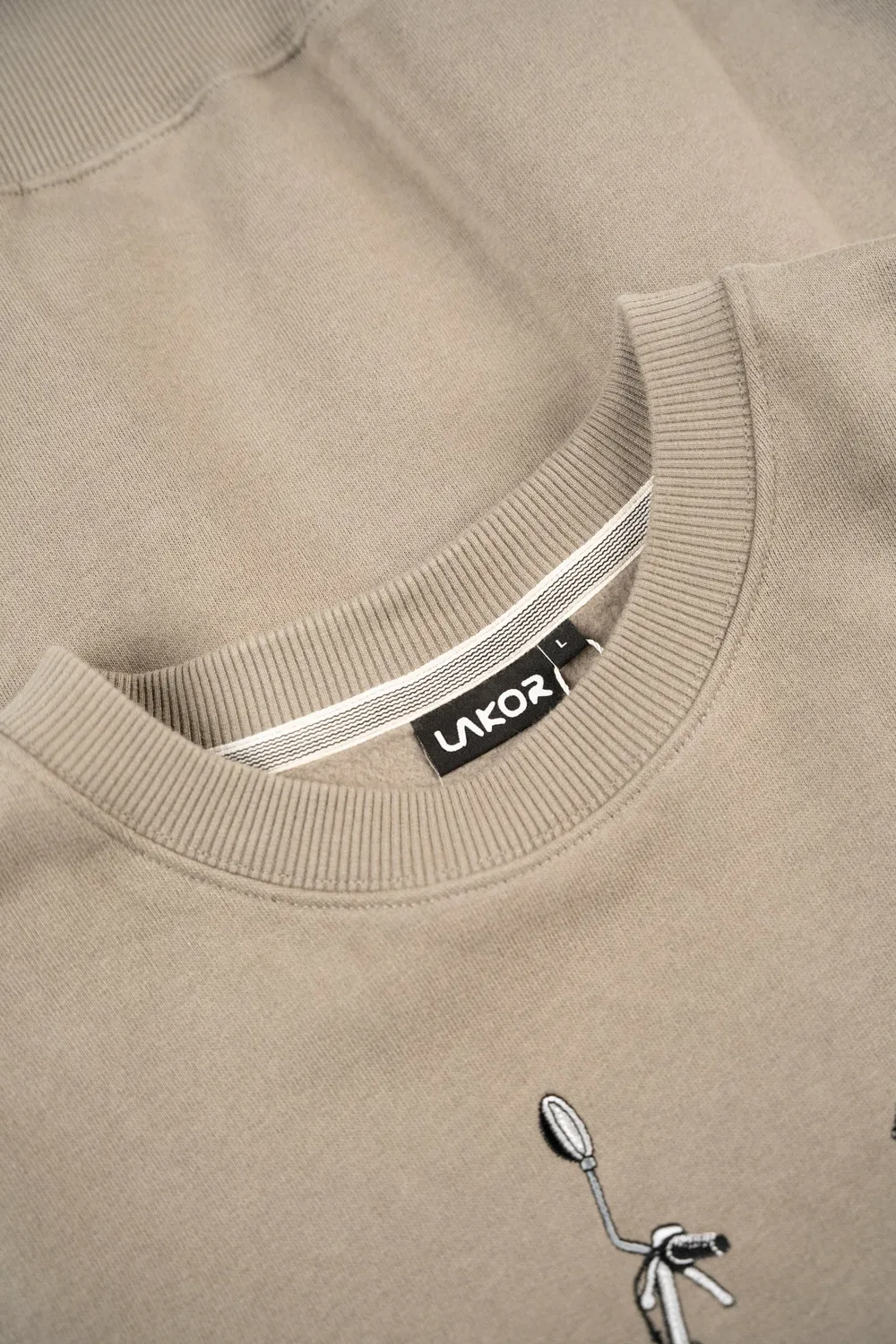 LAKOR Forest Maxi Crewneck Sweatshirt Fallen Rock Bio-Baumwolle