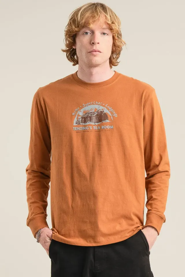 KOMODO TEAM ROOMS T-Shirt Herren Brass Bio-Baumwolle