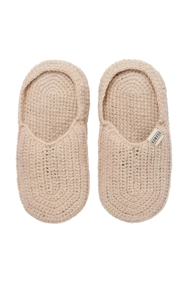 KOMODO HIDE Hausschuhe Hafer Lambswool