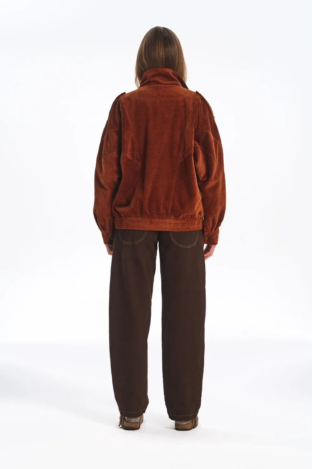 Komodo Hattie Jacke Chestnut Bio-Baumwoll Cord
