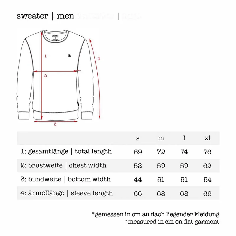Langbrett Logo Sweater Bio-Baumwolle Sweatshirt