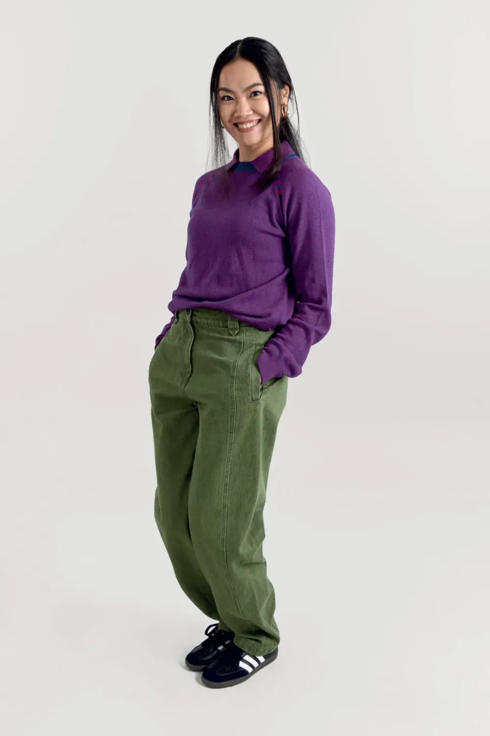 KOMODO YAKA Hose Green Wash Bio-Denim atmungsaktiv