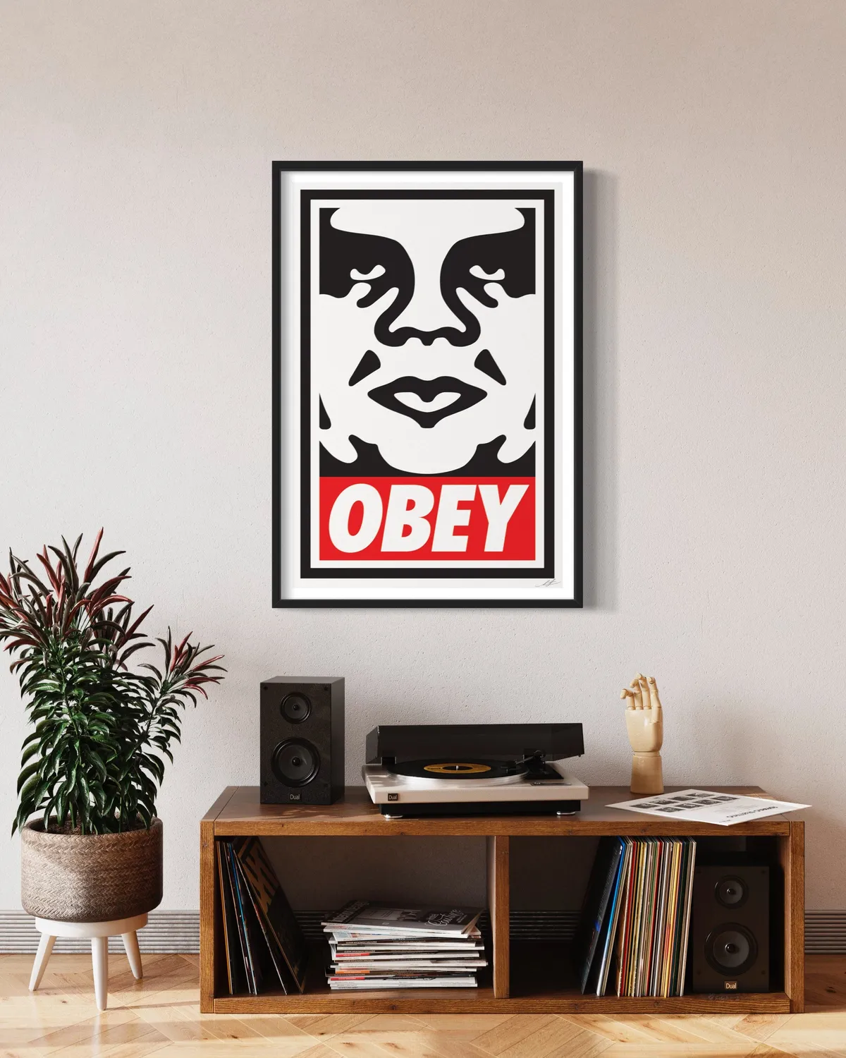 Obey Icon Kunstdruck signiert 61 x 91 cm