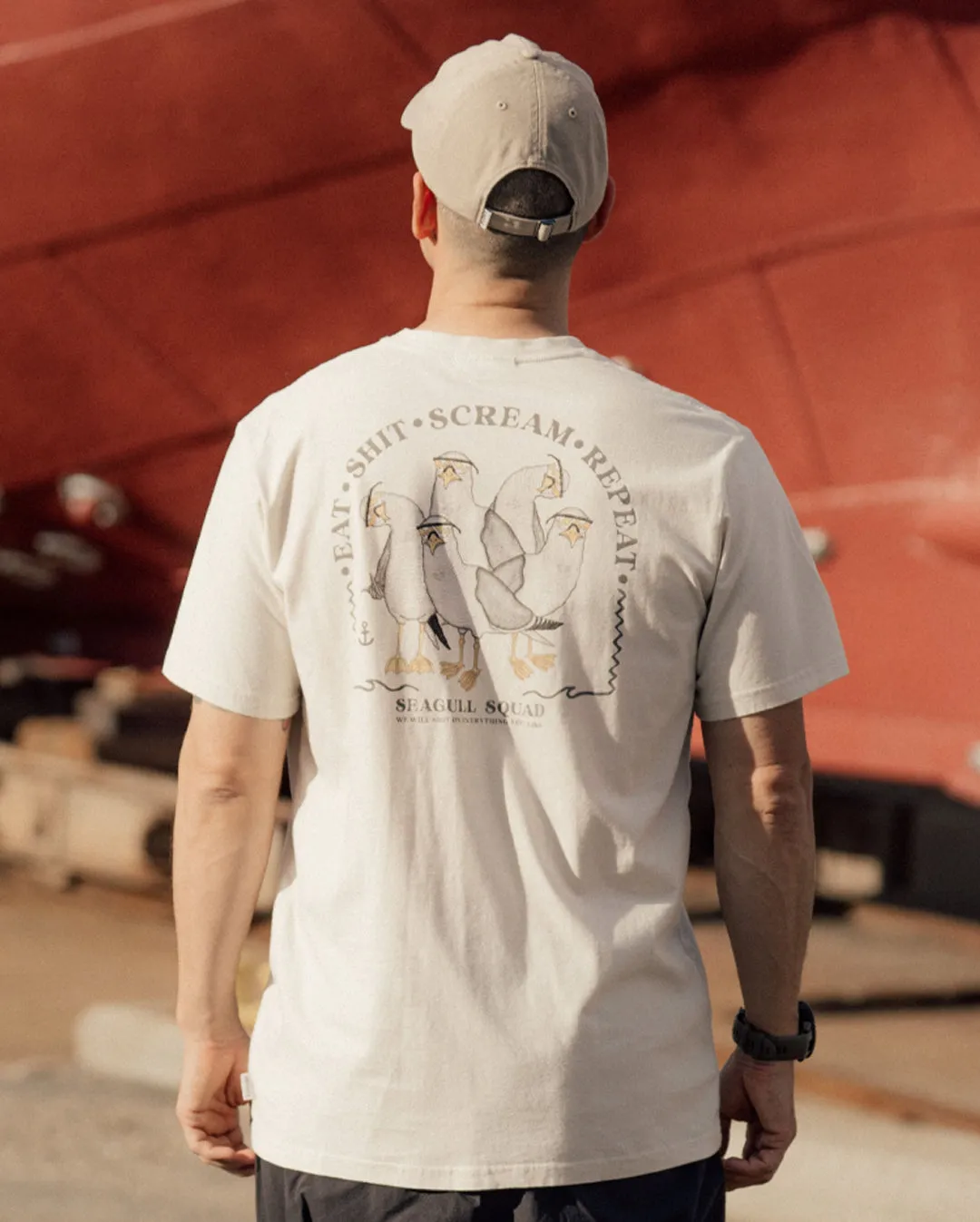 LAKOR Seagull Squad T-Shirt Rainy Day Bio