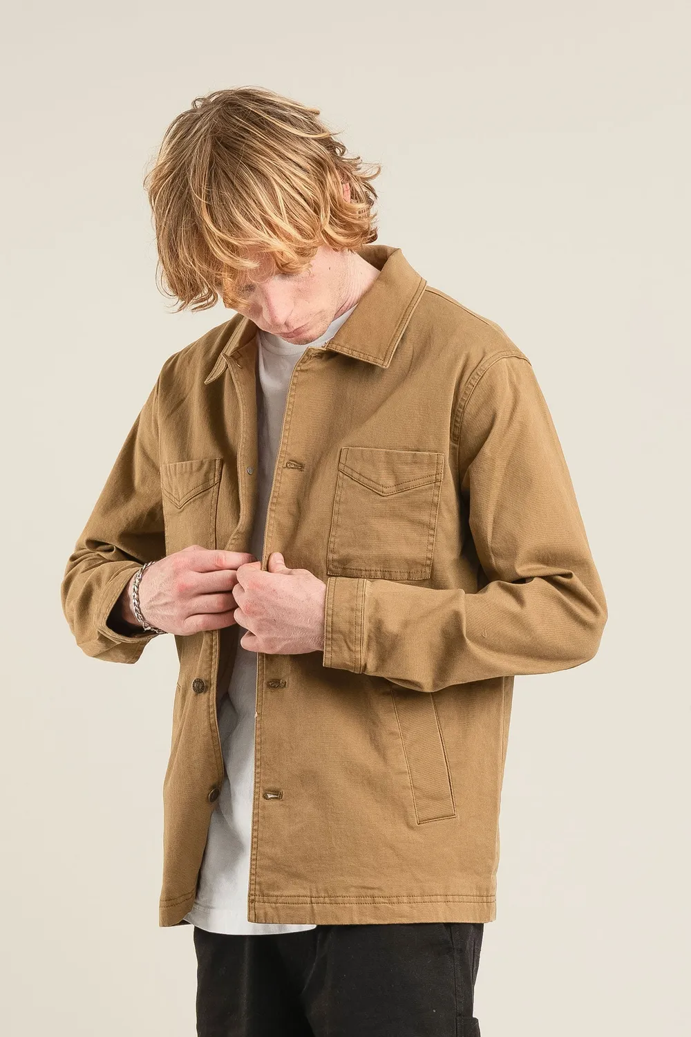 KOMODO STANLEY Jacke Olive Bio-Baumwolle Herren