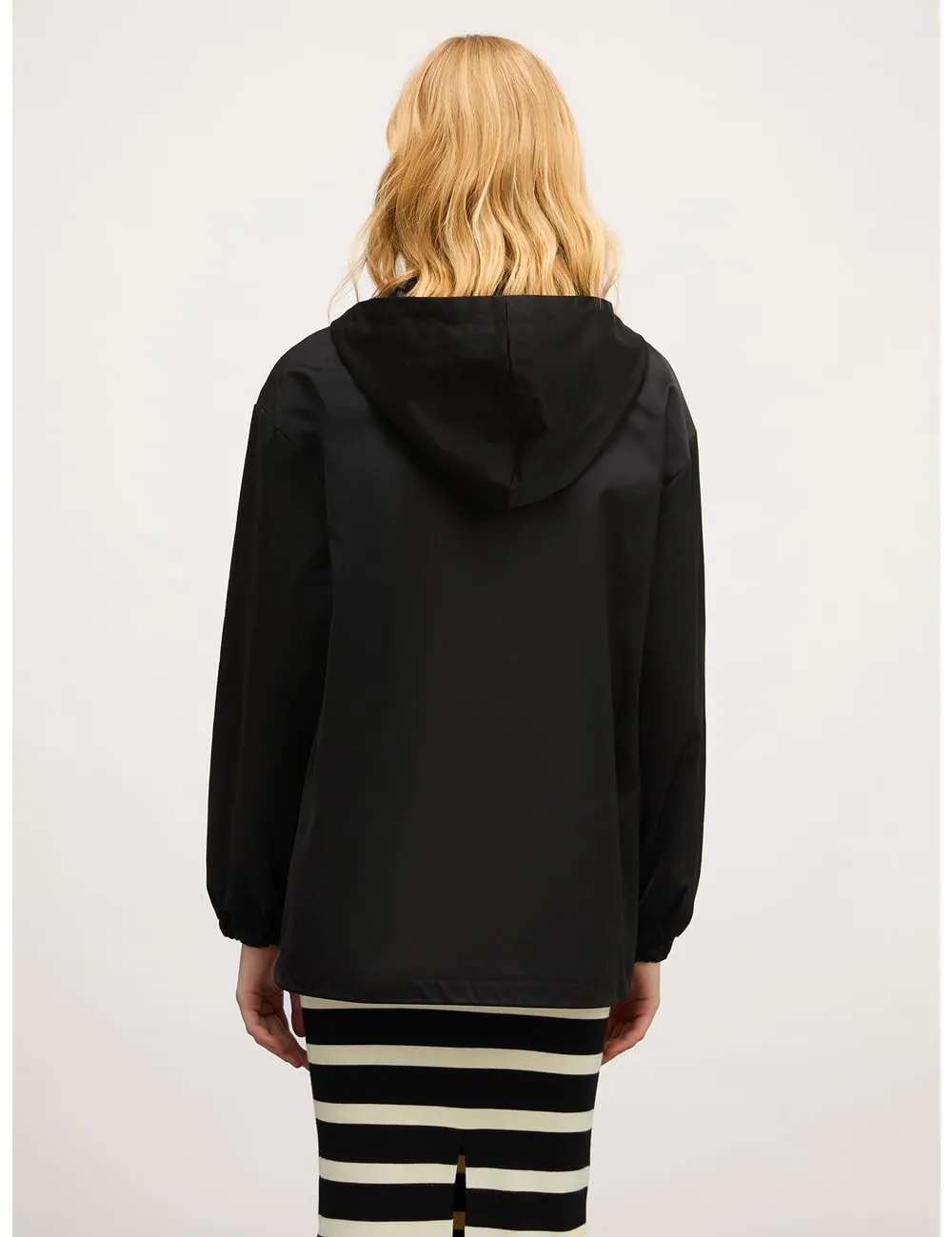 Motivi Jacke mit Kapuze Satin-Jacke mit Taschen