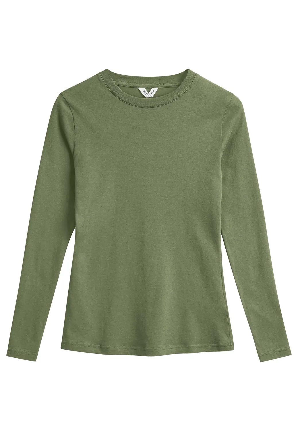 MELA DHIVYA Langarmshirt schwarz M Bio-Baumwolle