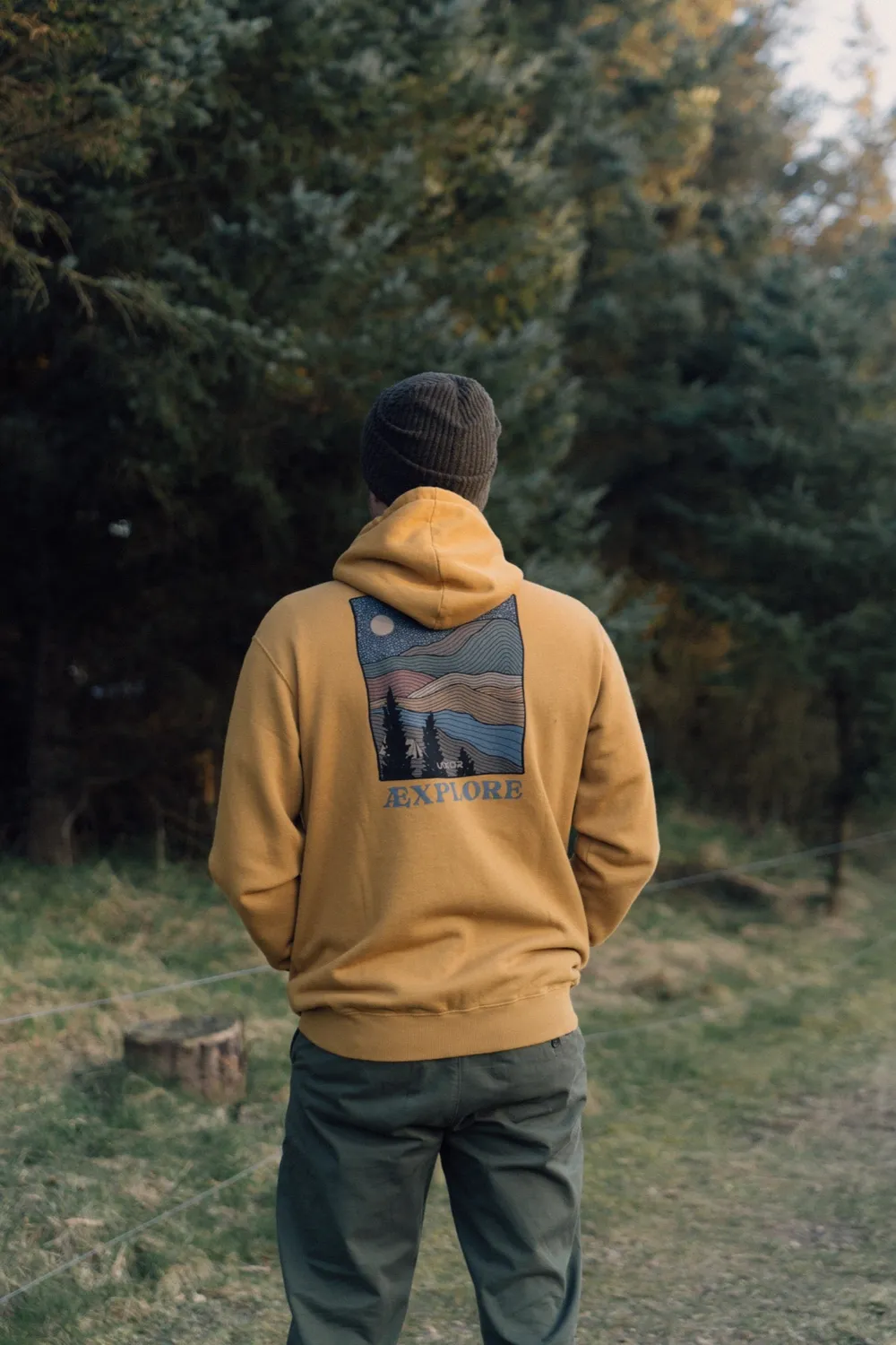 LAKOR Out There Zip Hoodie Wood Thrush Bio