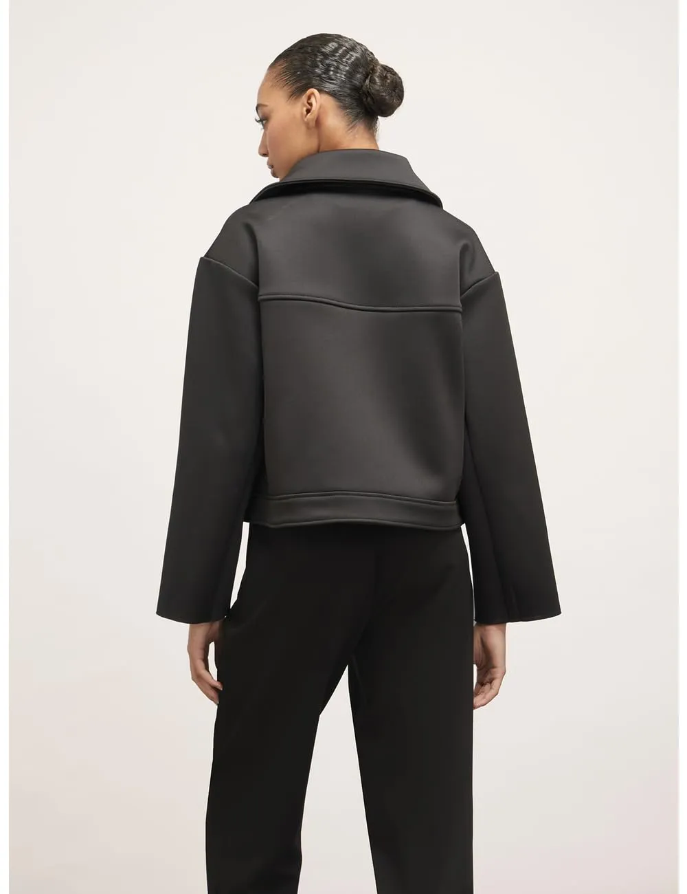 Motivi Oversize-Bikerjacke Scuba-Jacke mit Print
