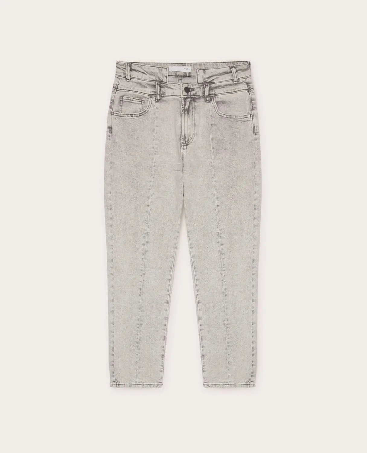 Motivi Spring Summer 24 Jeans gerade graue Waschung Denim