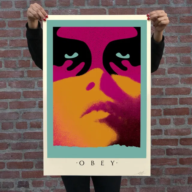 Obey Shadowplay Poster signiert Offset 61x91 cm