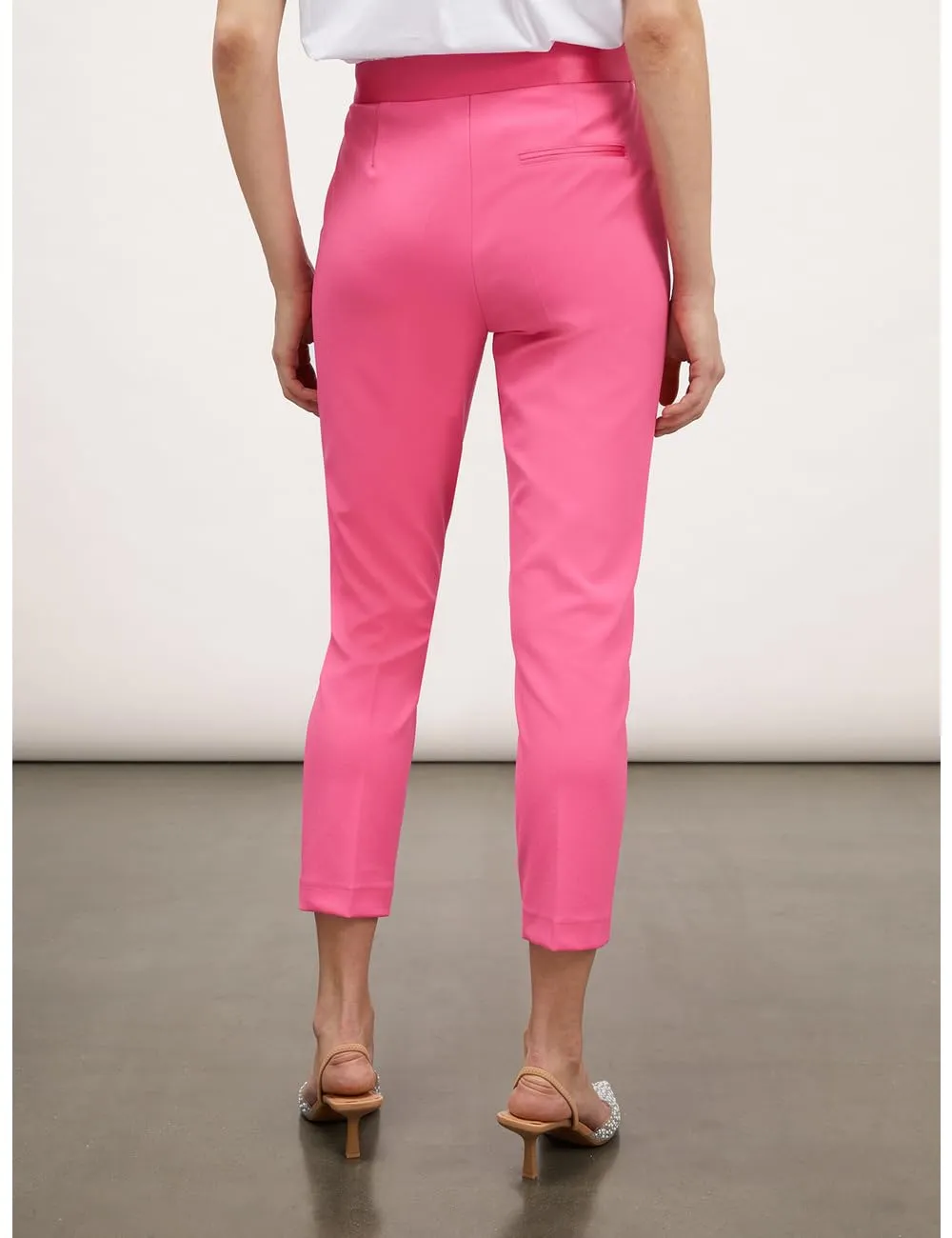 Motivi New York Hose Satineinsätze Stoffhose Jersey