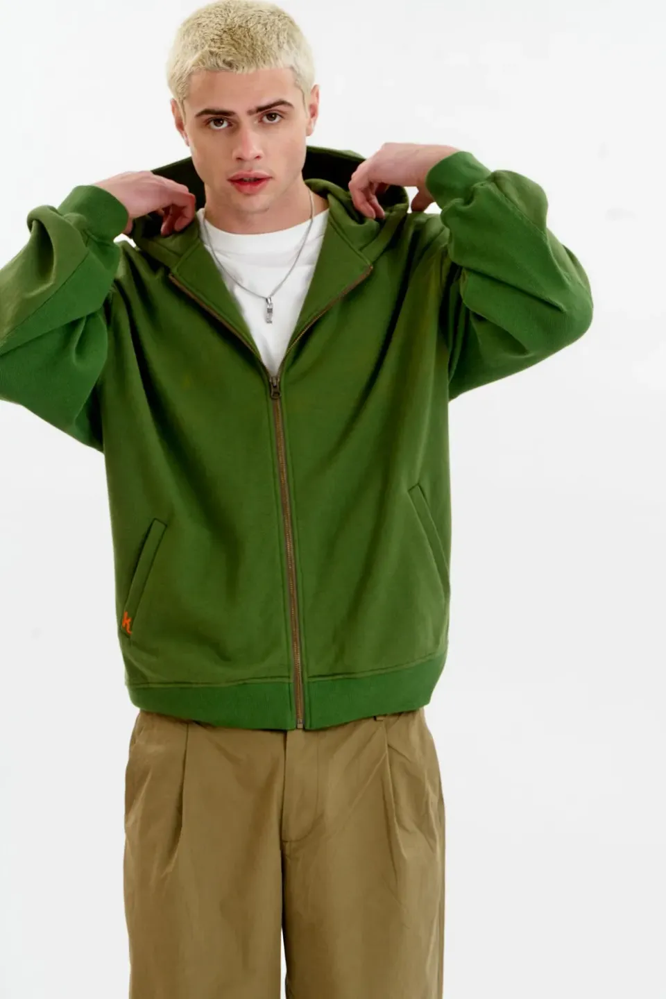 Komodo Luca Hoodie Grün Bio-Baumwolle