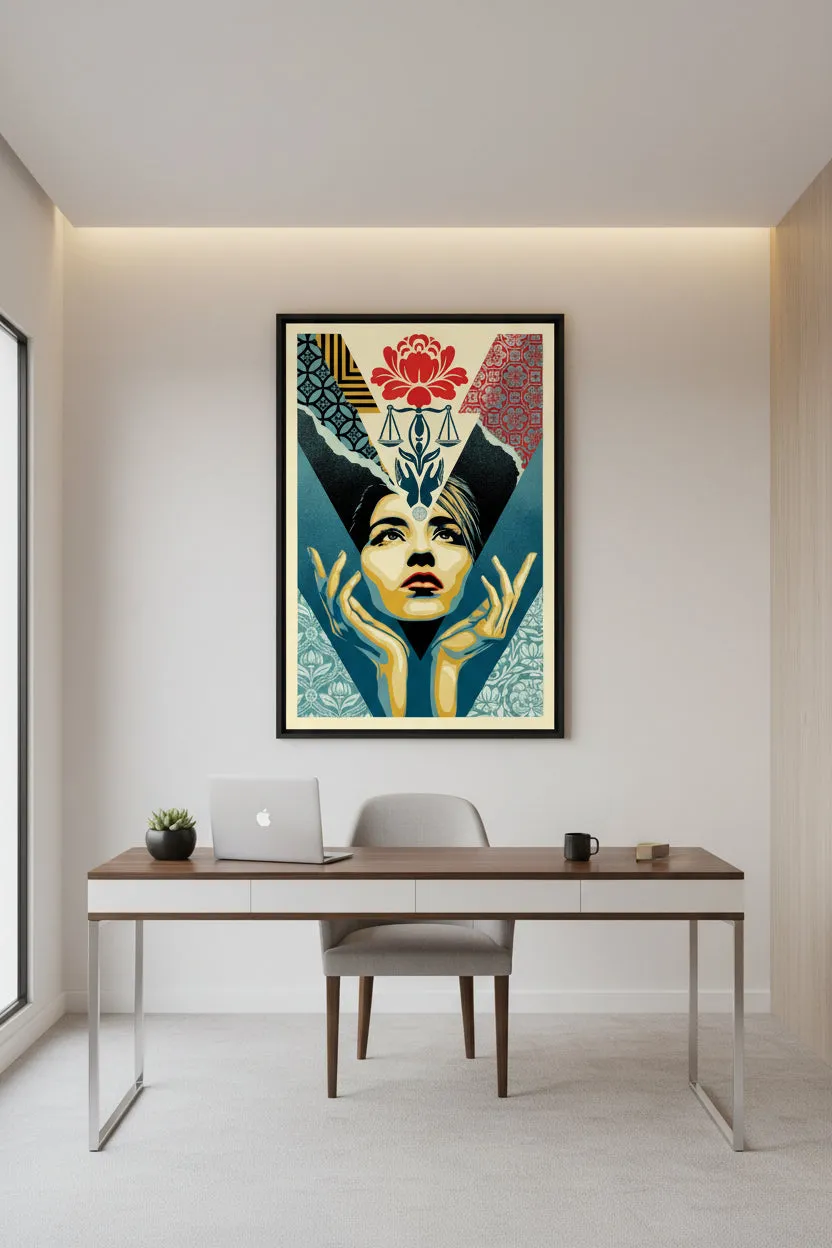 Obey Uplift Justice Lithografie 91x61 signiert 2026