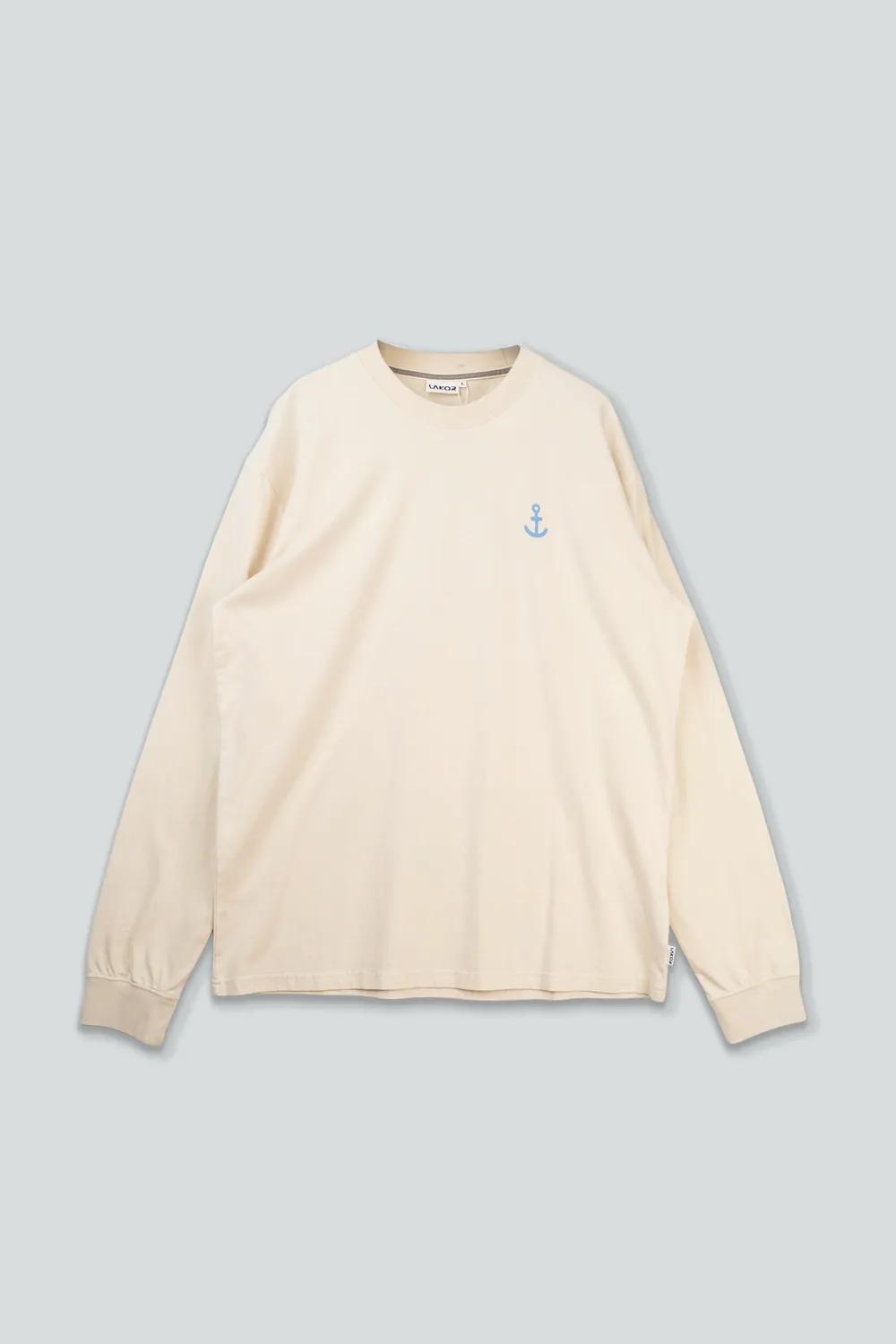 LAKOR Back Flipping Boxfit Langarmshirt Rainy Day