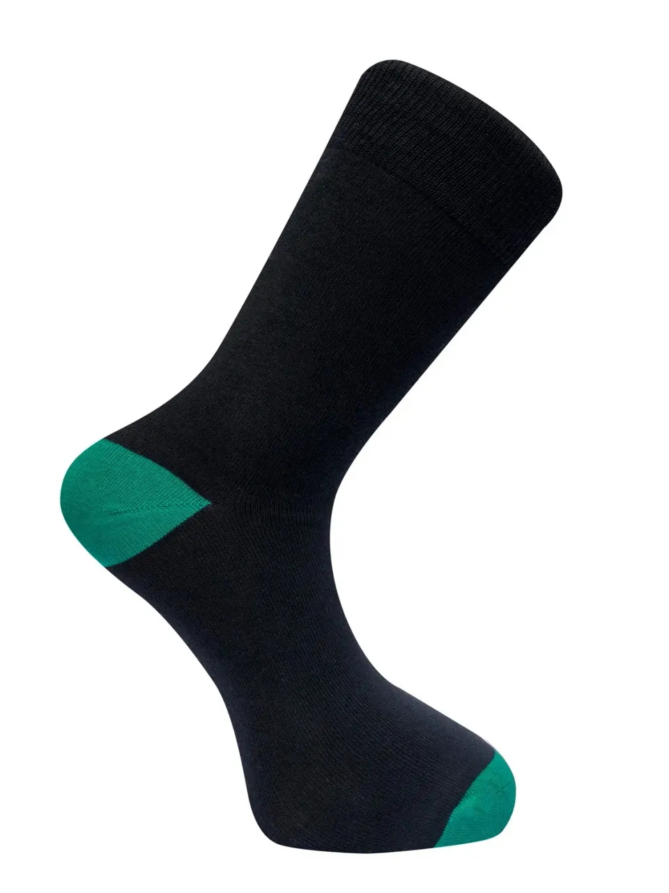 Komodo Punchy Socken Schwarz aus Bio-Baumwolle