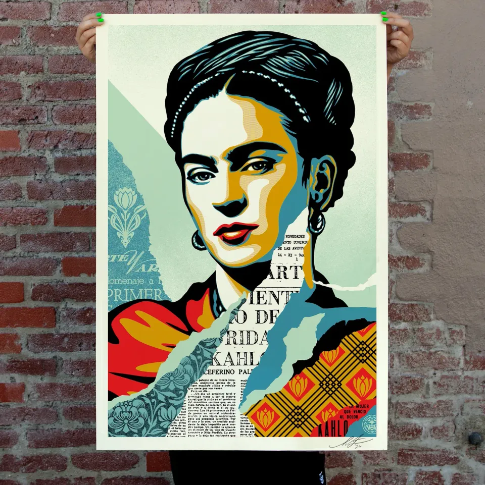 Obey The Woman Who Defeated Pain Poster Frida Kahlo 61x91