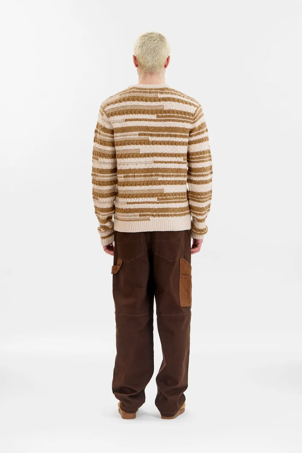 Komodo Leo Pullover Sand-Chestnut Lambswool