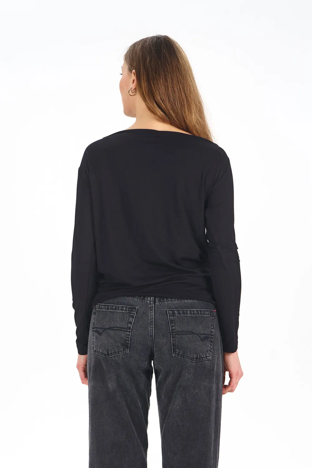 Komodo Eternal Top Schwarz aus Modal Jersey