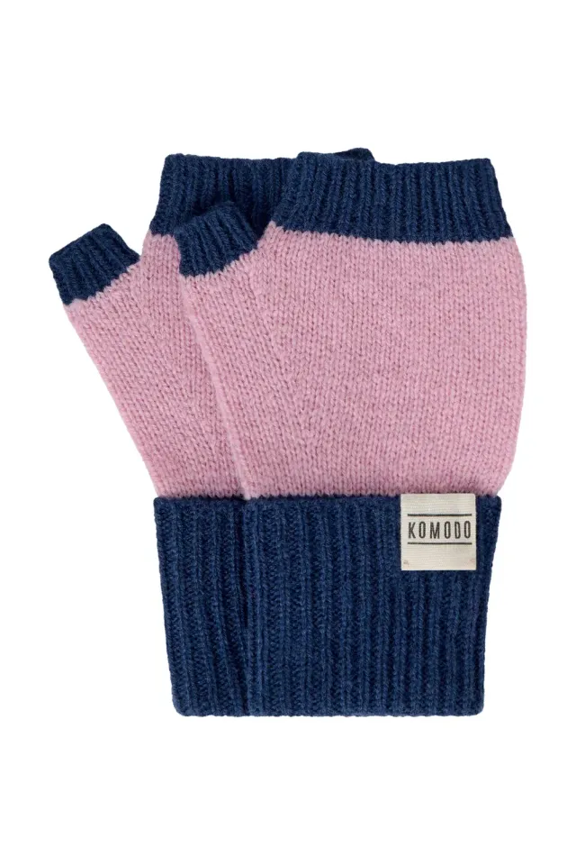 KOMODO WREN Handschuhe Pink Merinowolle