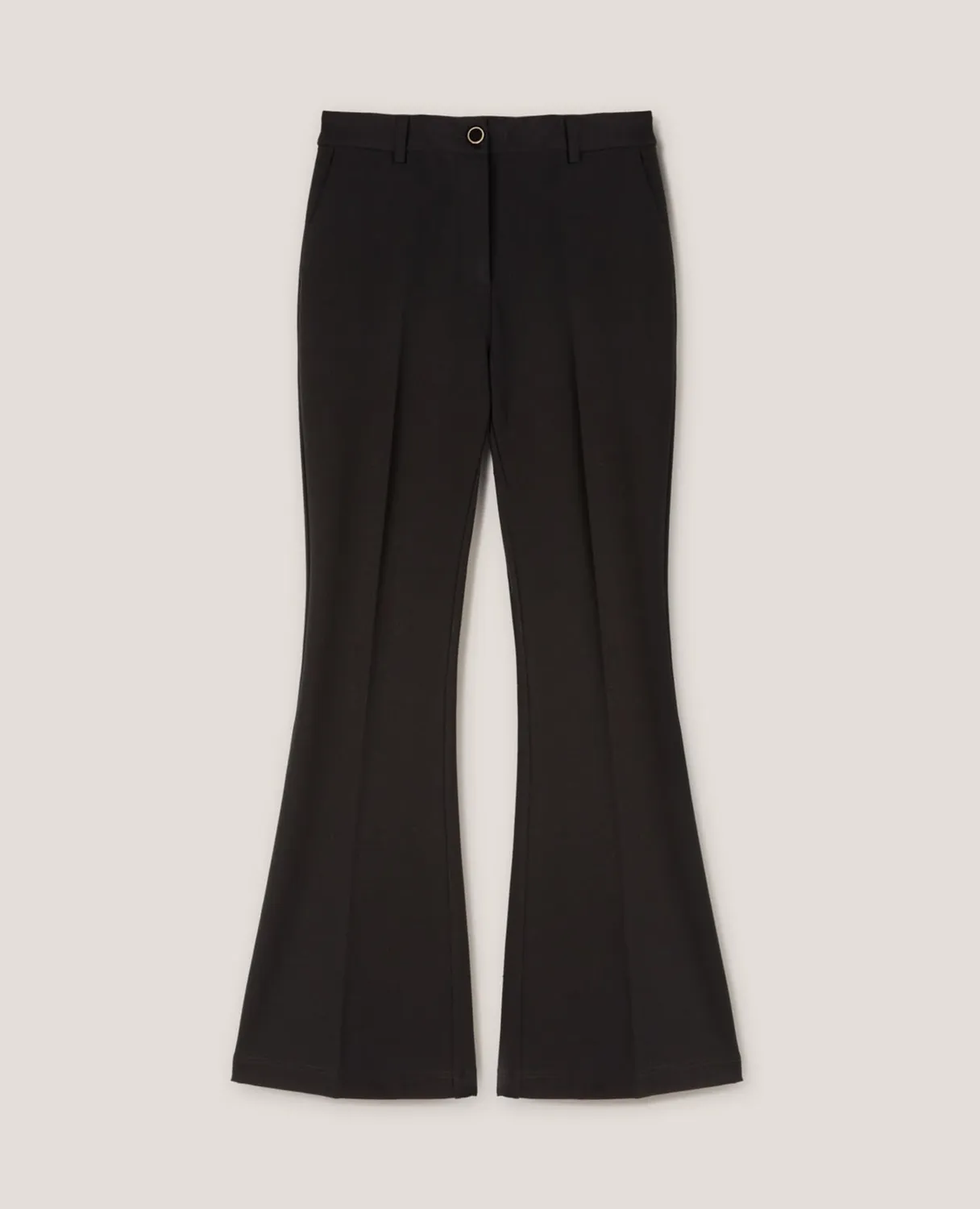 Motivi Flare-Hose Milano-Rib Bügelfalte