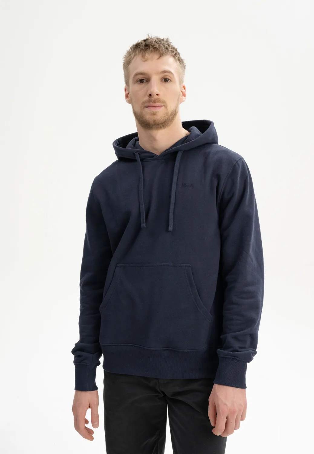 MELA TICAN Kapuzenpullover navy Gr. M Bio-Baumwolle