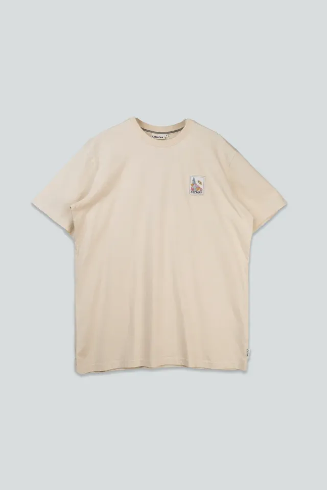 LAKOR Wall of Wonder Patch T-Shirt Rainy Day Bio