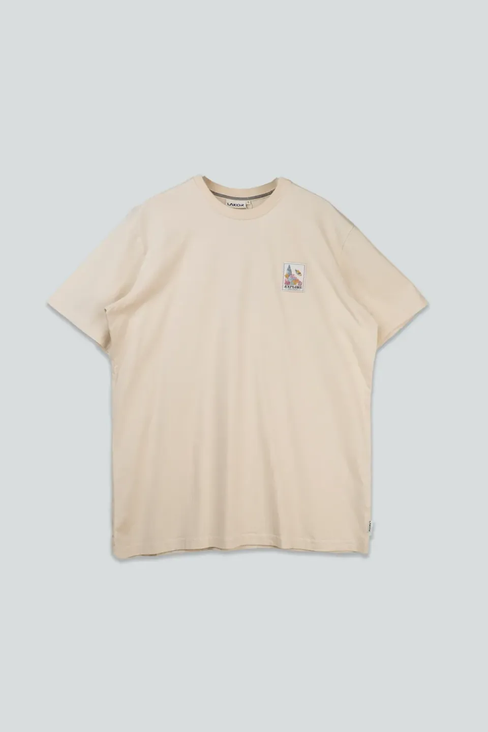 LAKOR Wall of Wonder Patch T-Shirt Rainy Day Bio