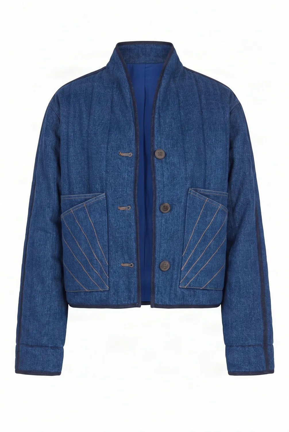 Komodo Erin Organic Cotton Jacke Denim wattiert