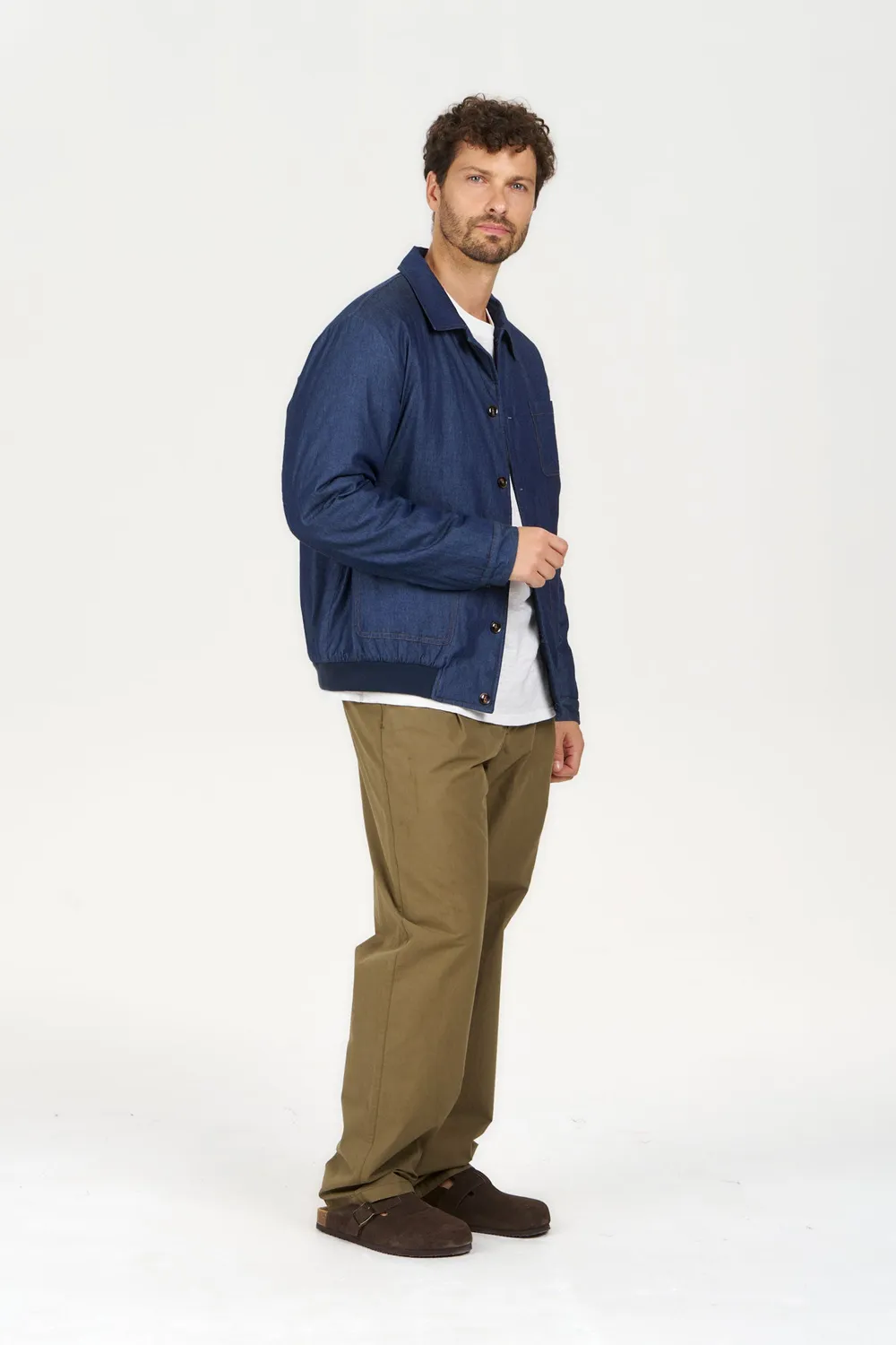 KOMODO NILE Jacke Mid Wash Bio-Baumwolle
