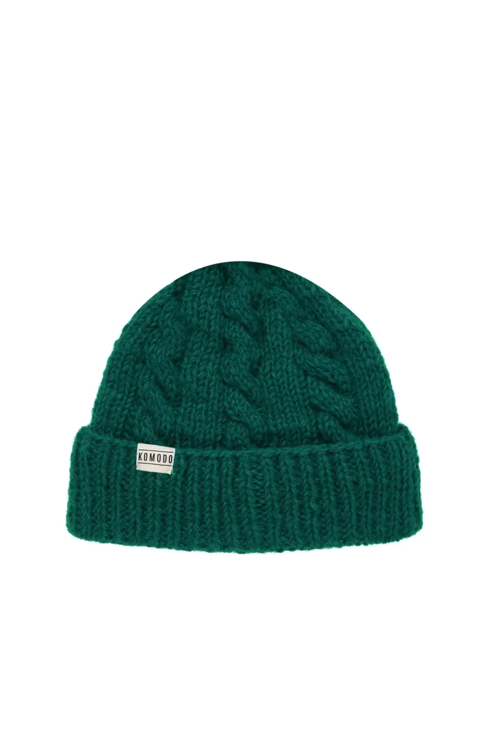 KOMODO Matterhorn Mütze Evergreen aus Lambswool gefüttert