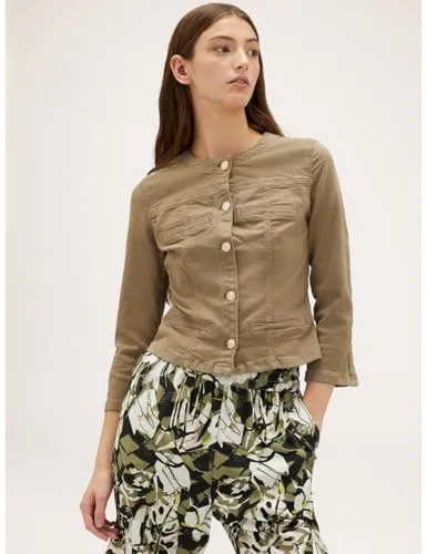 Motivi Blousonjacke aus Drillich Damen aus Baumwolle