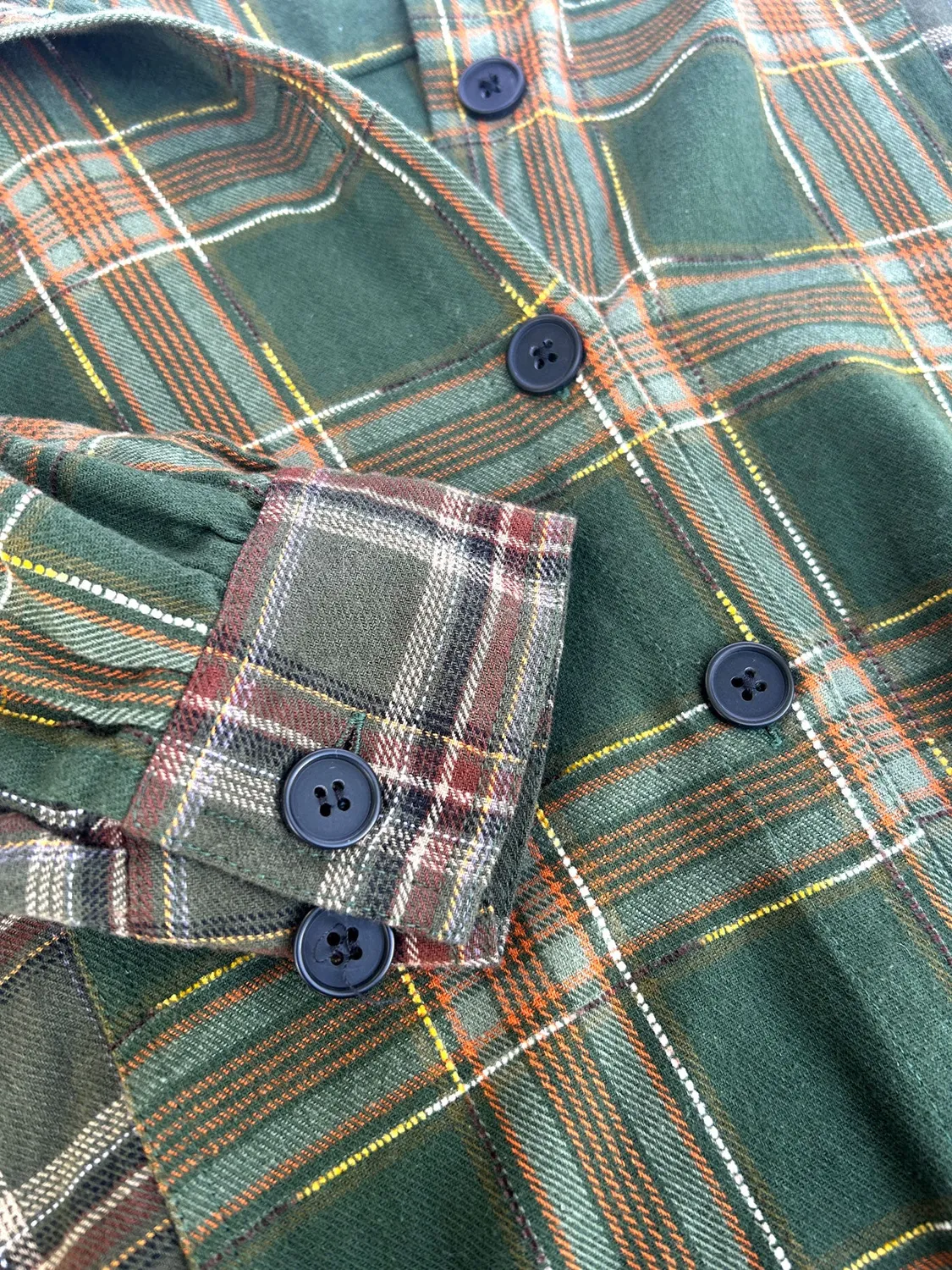 KOMODO Ruby Kleid Patchwork Grün Cord Damen