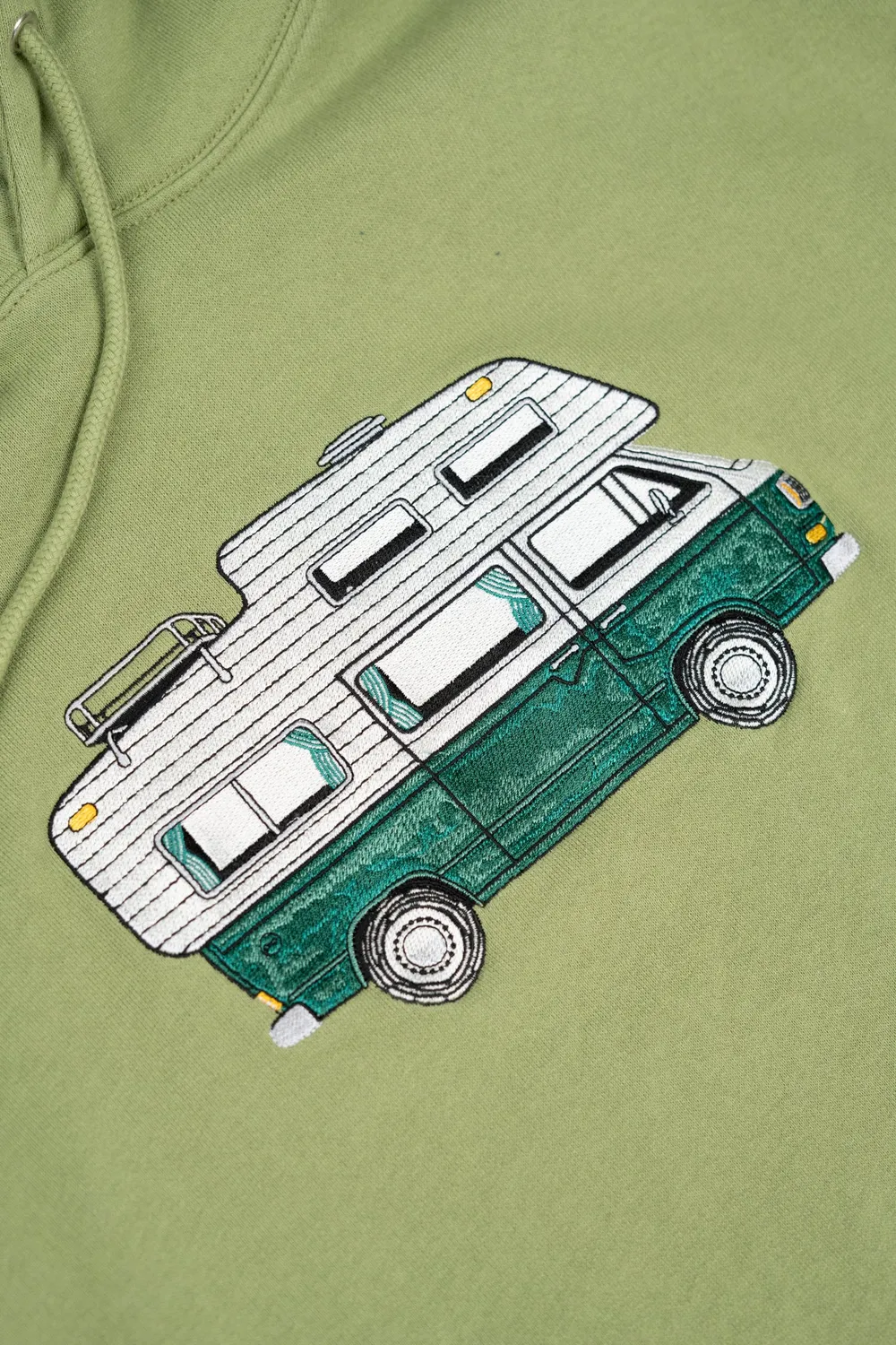 LAKOR Forest Camper Hoodie Mosstone Bio-Baumwolle