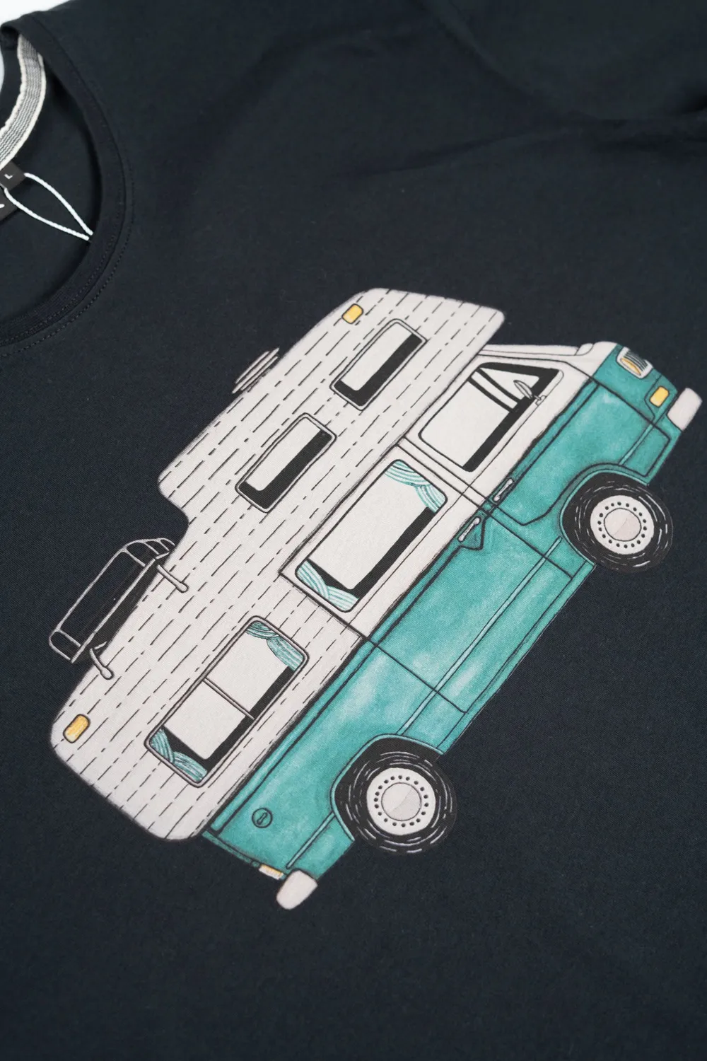 LAKOR Forest Camper T-Shirt Moonless Night Bio-Baumwolle