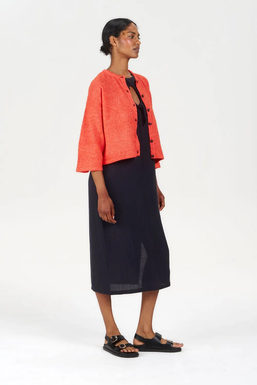 KOMODO COVET Cardigan Orange Recycling-Poly Damen